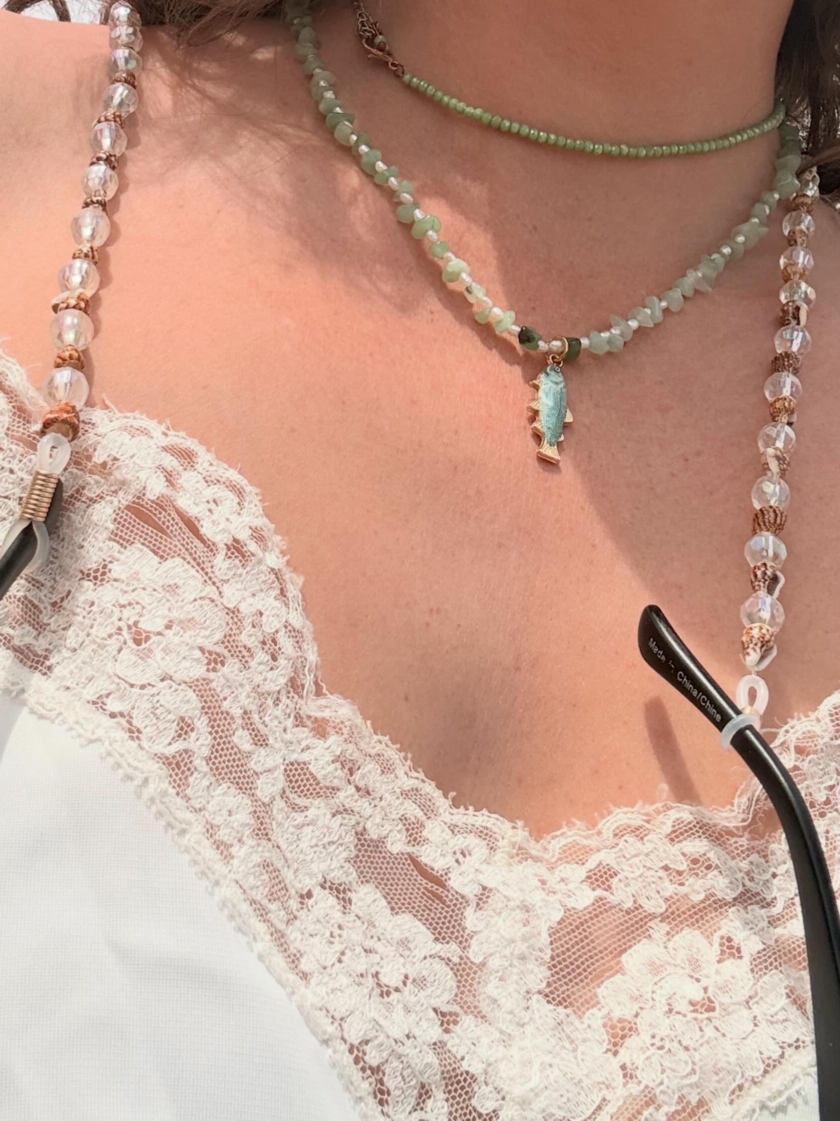 Glasses or Loop Ear Plugs Chain